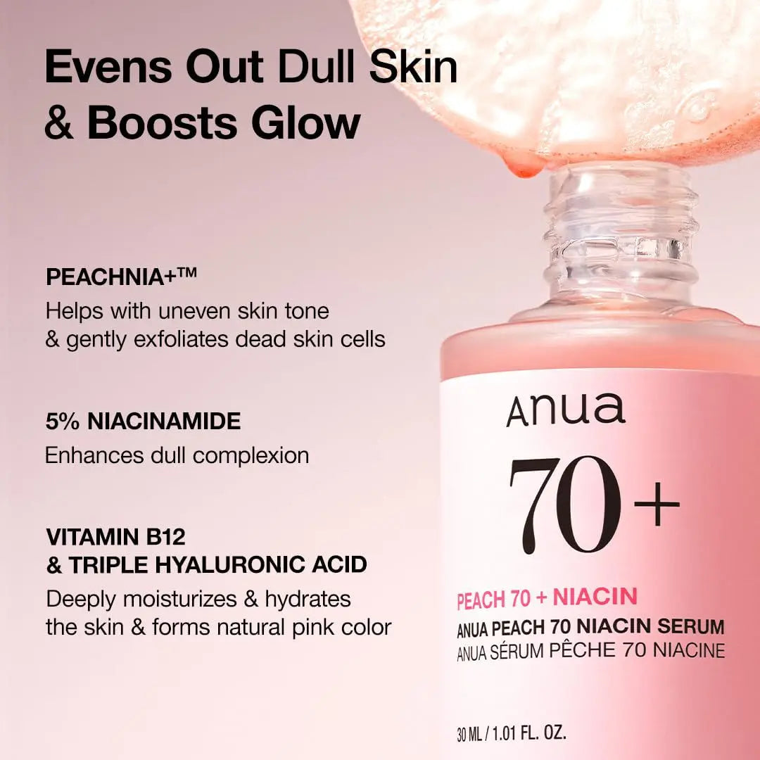 Anua Peach 70% Niacinamide.